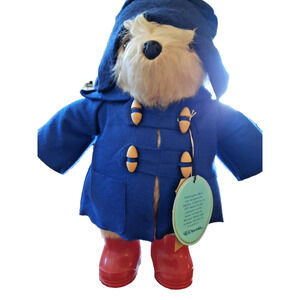 Gabrielle Paddington Bear ***EXCELLENT AND VINTAGE 1980 England Red Boots WOW!!!